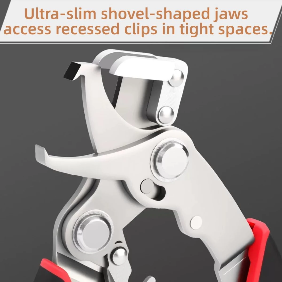 TINSOL Premium Stainless Steel Automotive Snap Pliers Car Clip Remover Tool for Mechanics DIY Garage Workshop Fastener Removal