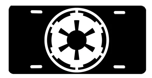Imperial Guard Logo License Plate High Gloss Aluminum