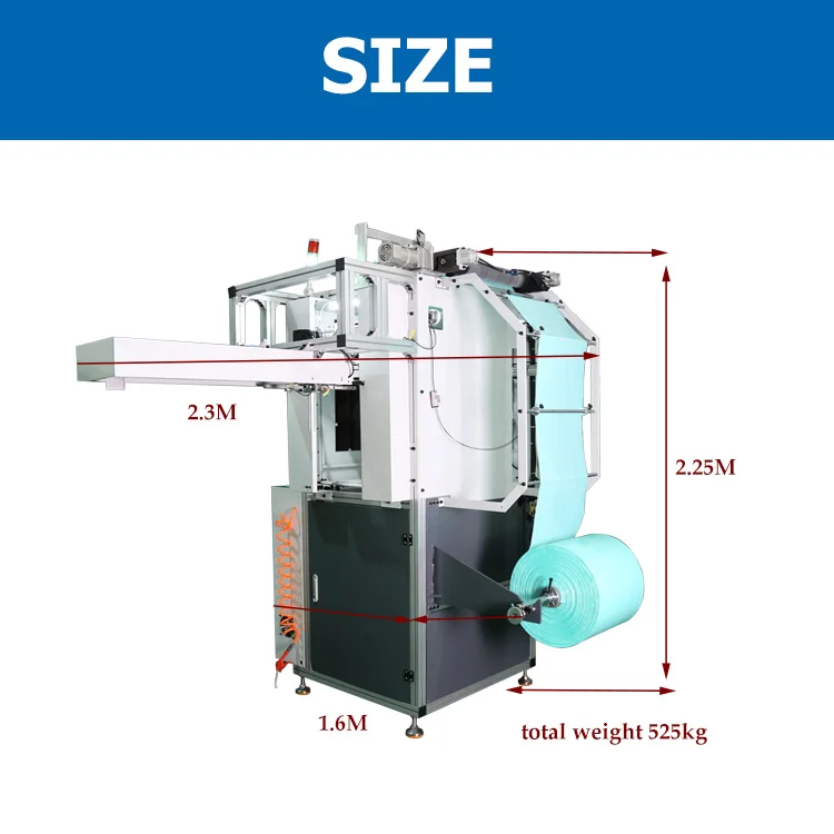 High Quality Full Automatic Diaper Pail Refill Bags Folding Machine Plastic Garbage Bag Making Machine view 6