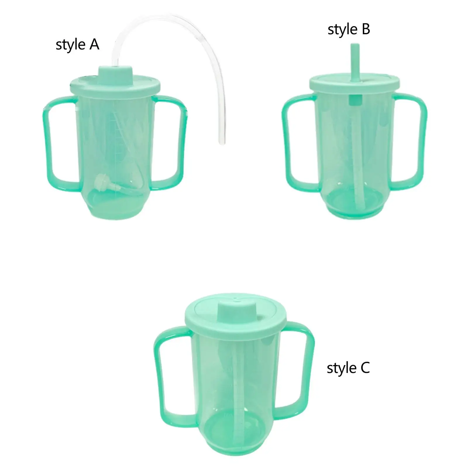 

Elderly Sippy Cup Easy to Use with and Lid Premium Portable with 2 Handles