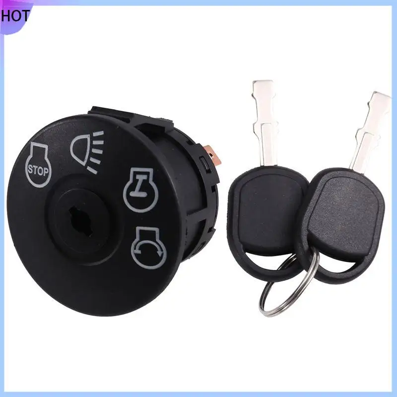 B45C Stacyjka zapłonowa z kluczykiem do kosiarki John Deere, cylinder zamka 532163968 532175566 925-17 Traktor