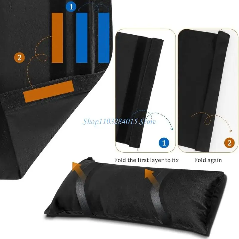 R6FF Industrial Waterproof Sandbags For Disaster Prevention Heavy Duty Polyester Material Fast Setup Compact Design Long Lasting