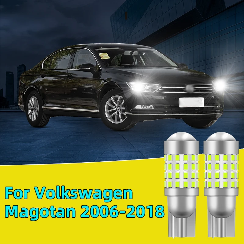

2PCS For Volkswagen Magotan 2006-2018 Car Led Bulb T10 W5W width light side marker position Signal Lamp 12V 24V Clearance Lights