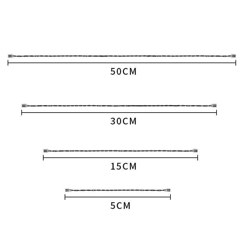 Vonado 0.8 Mm 2 Pin Conecting Cable DIY Accessories For Led Light Kit Compatible With Building Blocks Model