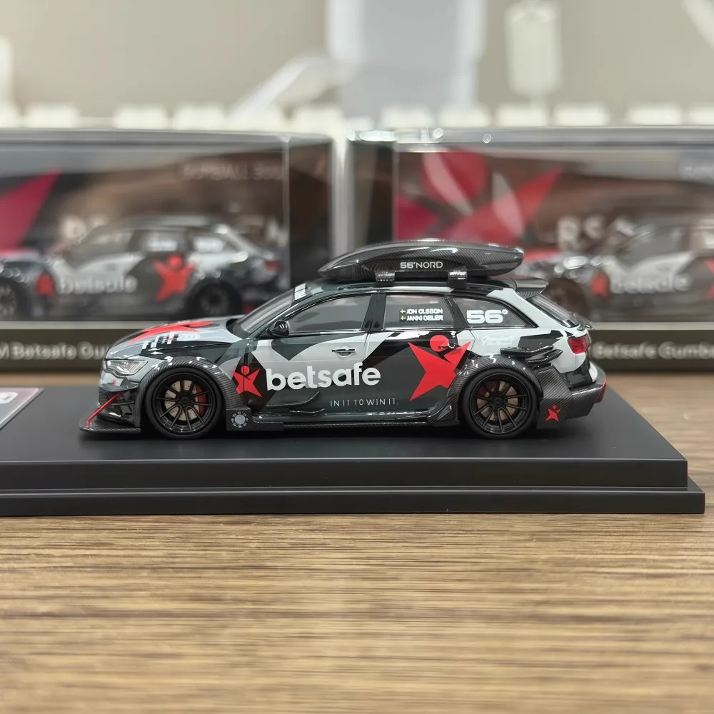 DCM 1/64 أودي RS6 C7 DTM Betsafe التمويه المفتوح هود دييكاست سبيكة سيارة نموذج محاكاة جمع سيارات الصبي عيد ميلاد اللعب هدية #2