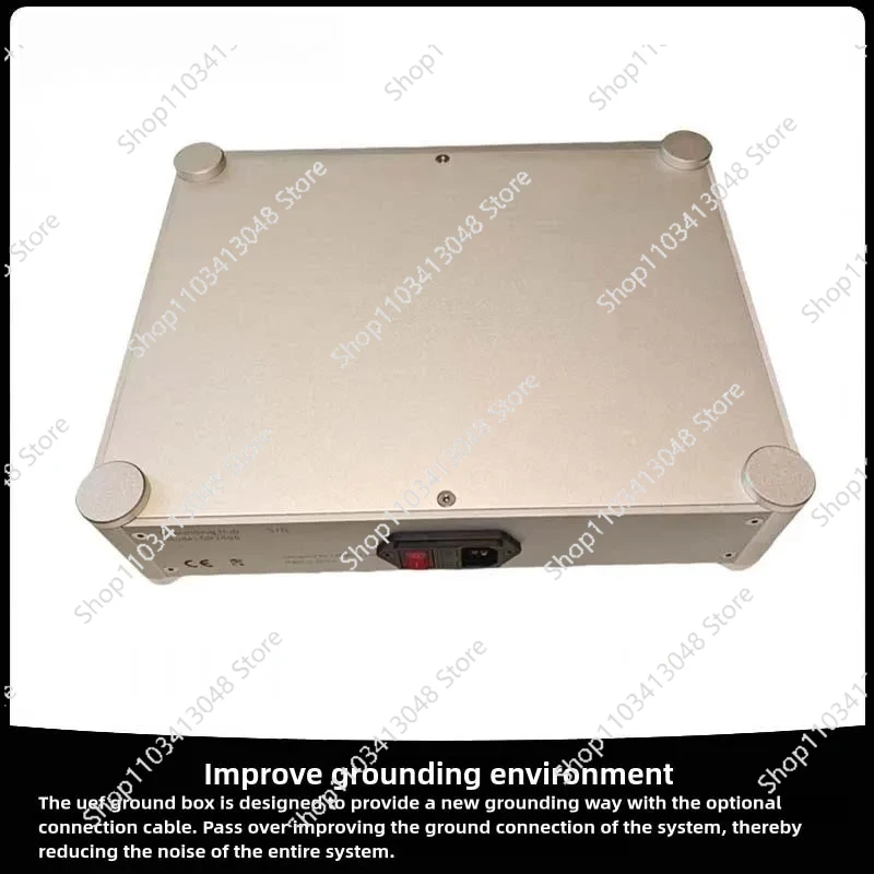 

Rechargeable HIFI Audio System Ground Box Static Electricity Discharge Electronic PTFE Silver Plated Wire