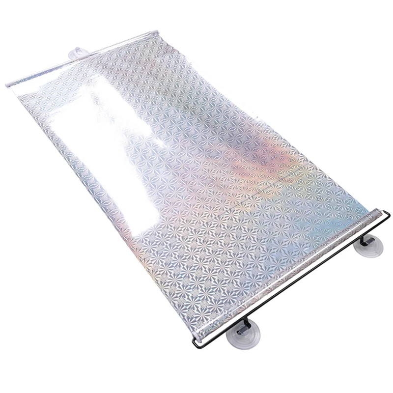 Sunshade Roller Blackout Suction Cup Blinds Curtains For Living Kitchen Office Car Window Free-Perforated Curtain