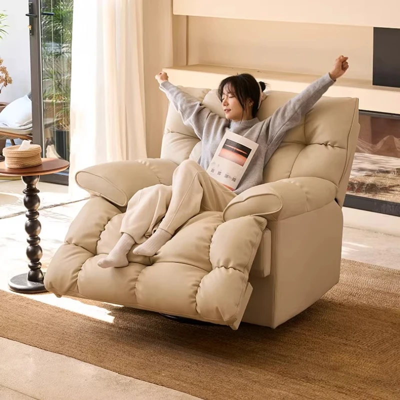 

Luxury Modern Armrest Electric Sofa Fabric Beige Indoor Designer Lazy Electric Sofa Recliner Modern Sofa De Luxo Furniture Home