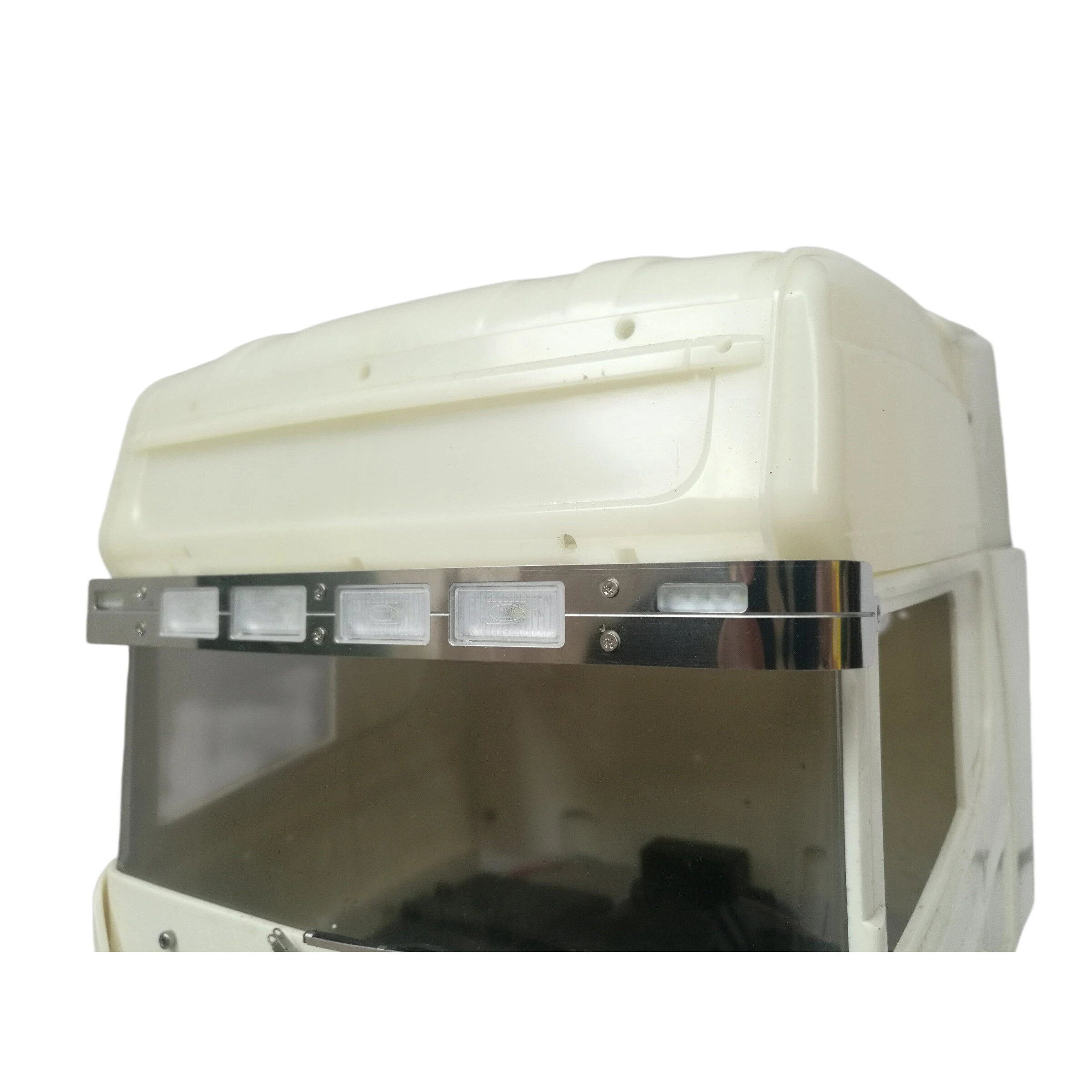 LED Metal Sun Visor Light For Tamiya Scania R 1/14 RC Truck Trailer Tipper Scania R620 R730 R470 56323 Cars Diy Accessories Toys