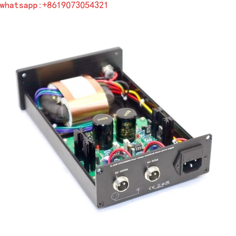 50W STUDER900 Dual Output Linear Power Supply DC5V 12V 24 Low Ripple and Low Noise R Type Transformer