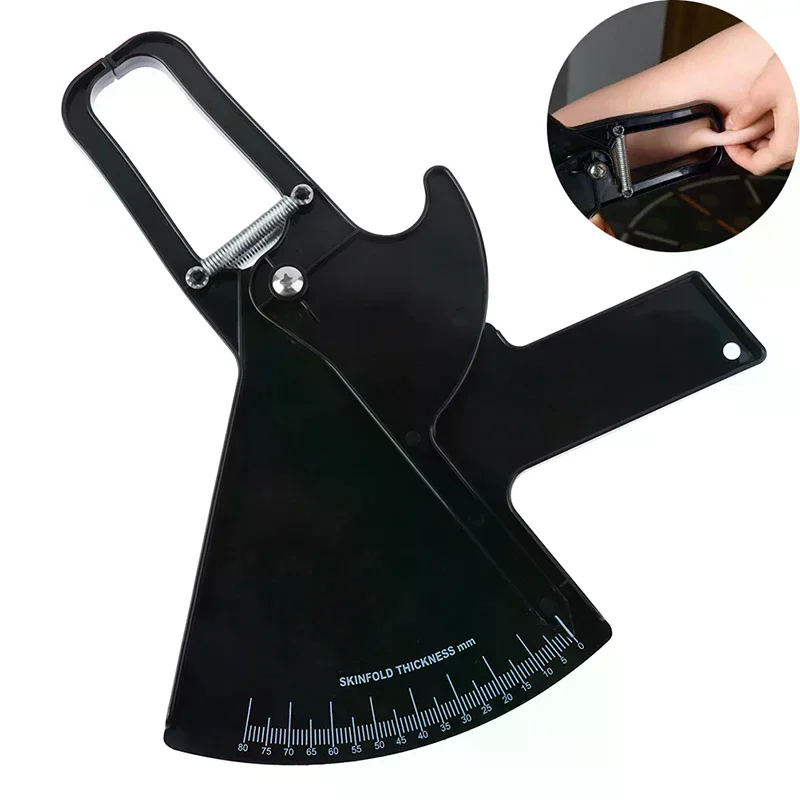 80mm Skinfold Caliper Body Fat Caliper Fitness Tester Analyzer Fat Measure Tool High Quality