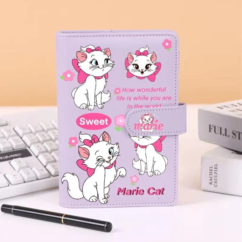 新しいディズニーマリー猫かわいいガーリーハート高価値ノートブッククリエイティブ漫画かわいい学生メモ帳ハンドブック賞品卸売