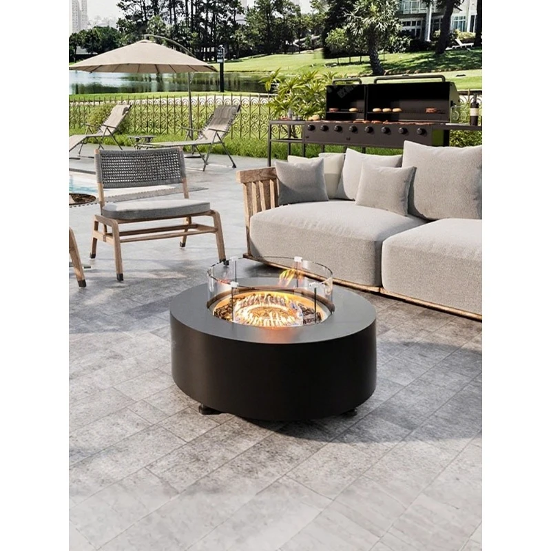 Outdoor Grill Villa Courtyard Garden  Household Outdoor Terrace Enclosure Grill