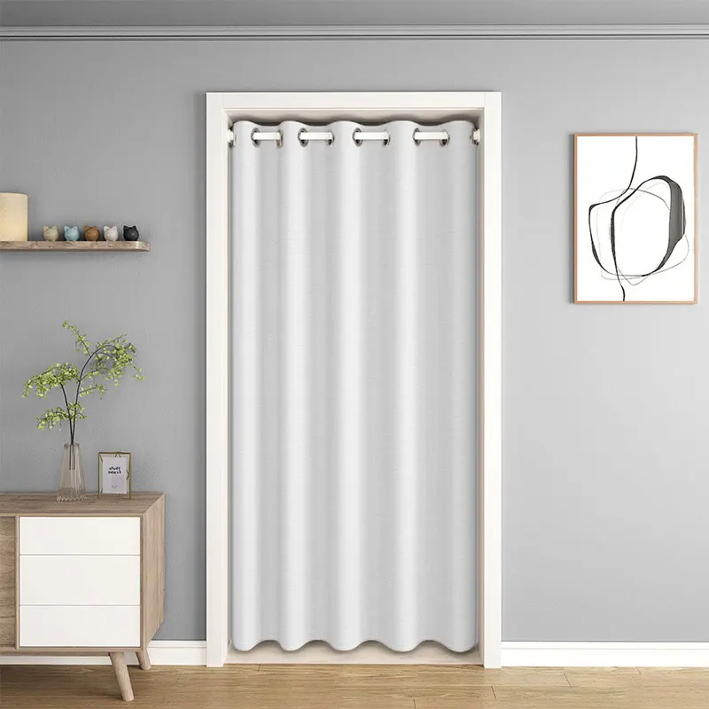 Solid Color Shading And Thermal Insulation Partition Door Curtain, Wardrobe Door Curtain, Bedroom And Living Room Door Curtain