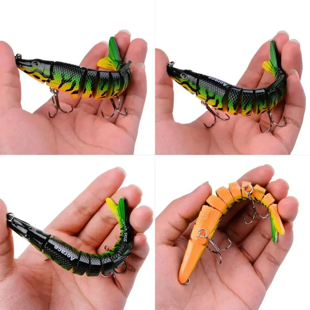 1pcs Multi Jointed Artificial Swim Bait Fishing Lures Artificial bait 20g Sinking Wobbler swimbait jointed lure crankbait Tackle