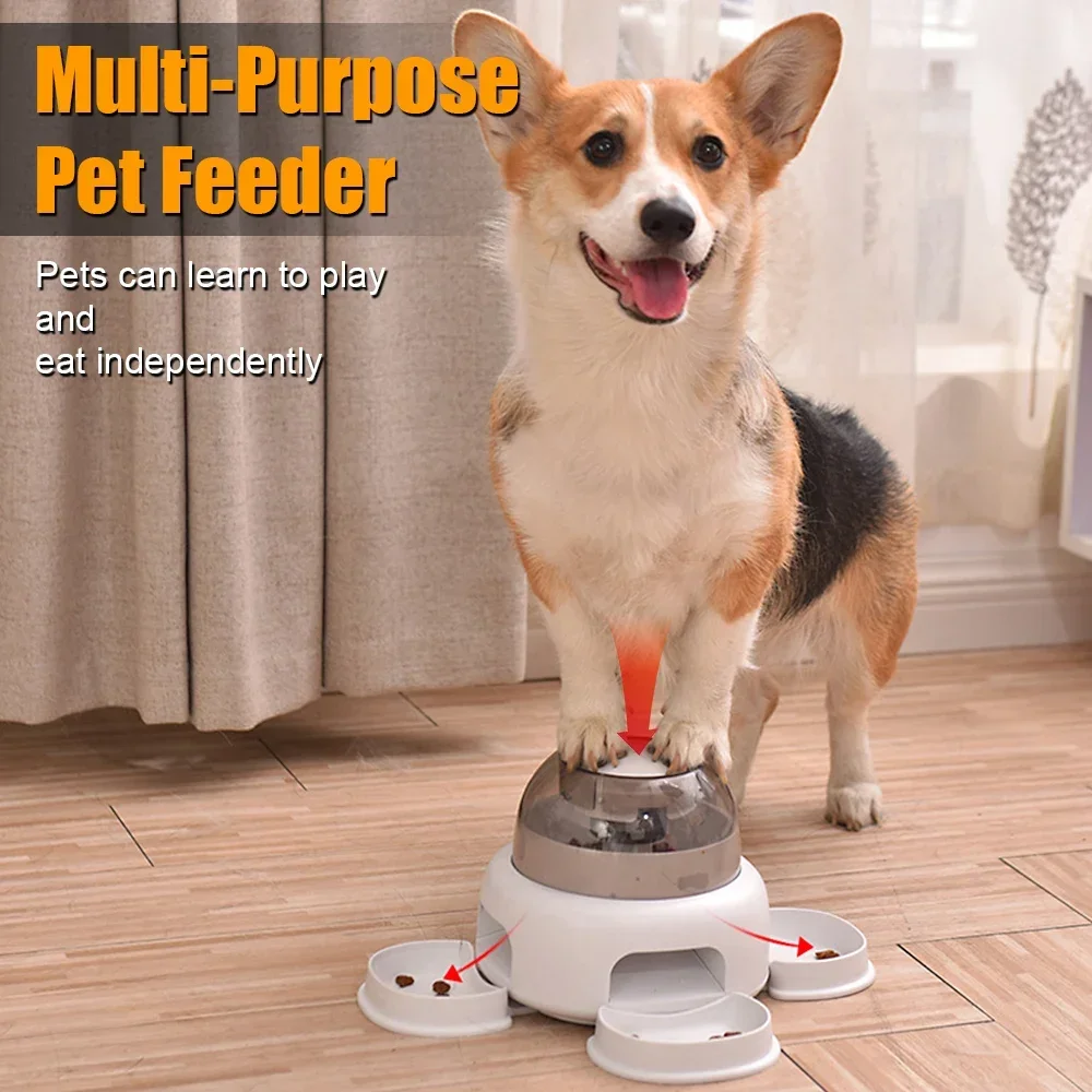 Dog Cat Treat Leaking Toys Pet Slow Feeder Funny Toy Cats Dogs Training Game Food Treat Dispenser Press Leaking Food Slow Feeder