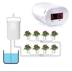 Automatic Plant Flower Watering Pump Home Sprinkler Drip Irrigation Device 12/16 Heads Pump Timer System Kit Garden Tool jardĆn