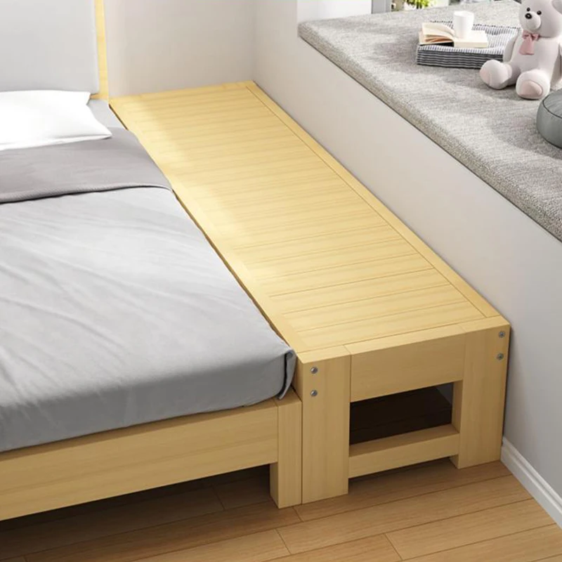 

Bed seam filling artifact bedside against the wall gap stuffing solid wood strip crib queen bed splicing widened extended mattre