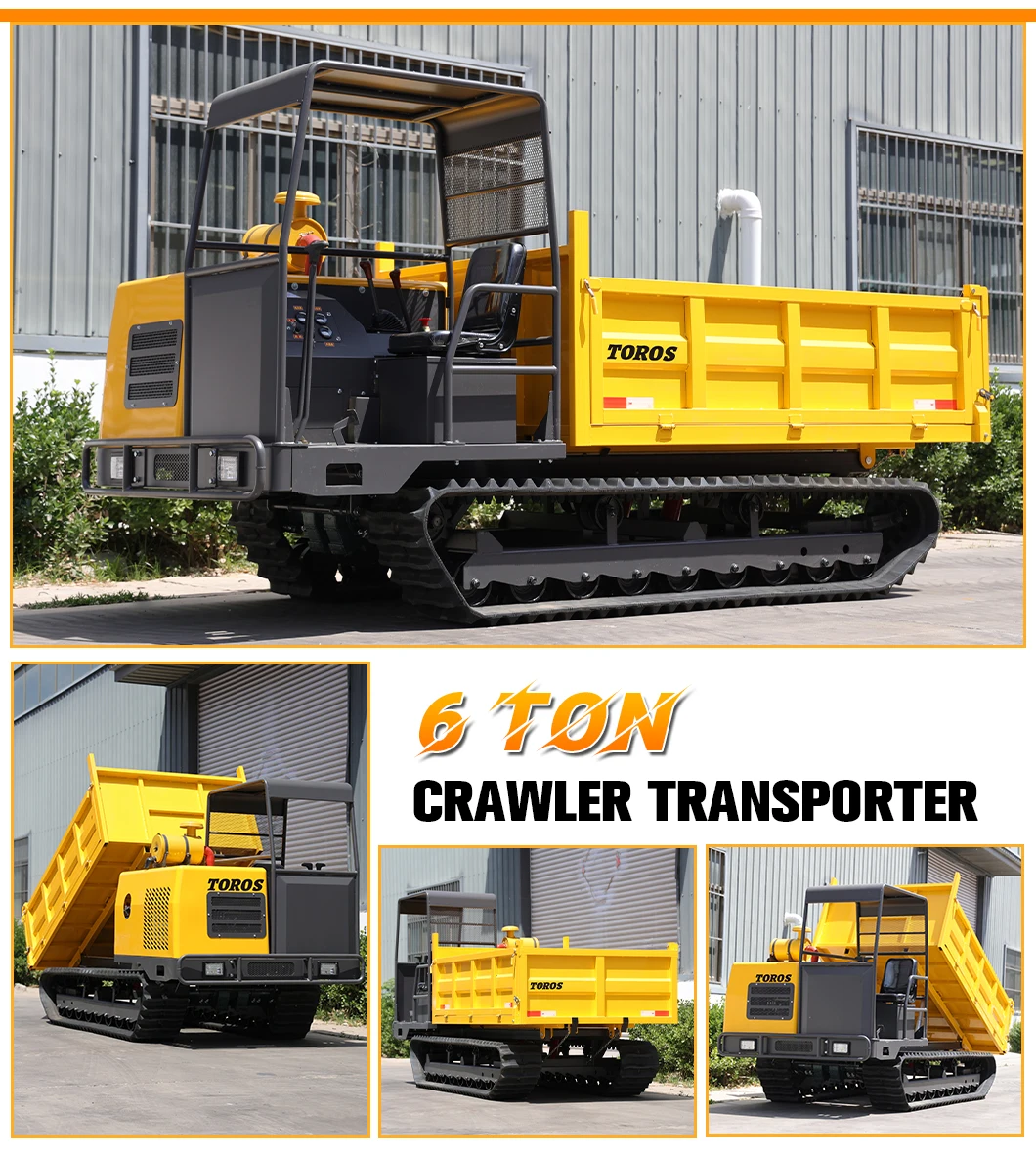 Hochwertiger 3-Tonnen-Raupenwagen-Transporter, maßgeschneiderter Raupen-Muldenkipper, geeignet für All-Terrain-Raupen zum Verkauf – Detail 13