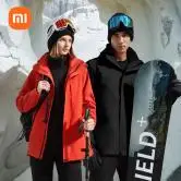 xiaomi mijia 3-in-1 hardshell storm jacket men and women with the same coat windproof riot winter coat