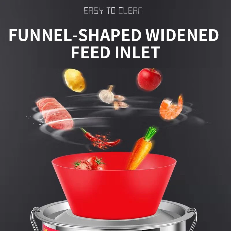 Modell 160 Gemüseschneider, elektrischer Gemüseschneider, Chili-Zerkleinerungsmaschine, Mühle, Edelstahl, Lebensmittelverarbeitungsmaschine, 100–1