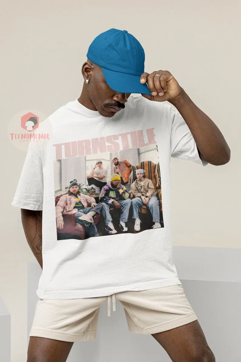Turnstile Unisex T-Shirt - Rock Music Band Graphic Tee - Nonstop Feeling Album Shirt - Printed Music Merch For Gift