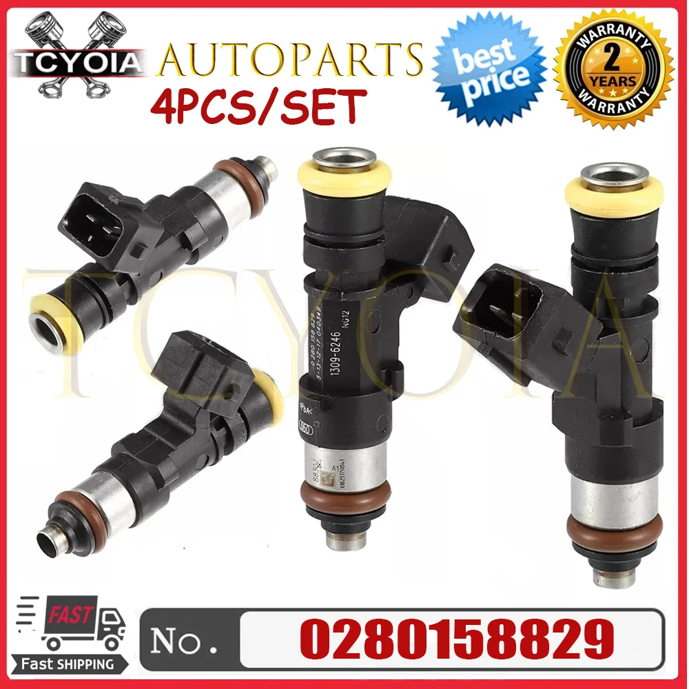 

4X 210 фунтов 2200 куб.см топливные форсунки с высоким сопротивлением 0280158830 0280158829 для Honda Audi Mazda Dodge CNG Methane GAS petrol e85 Racing