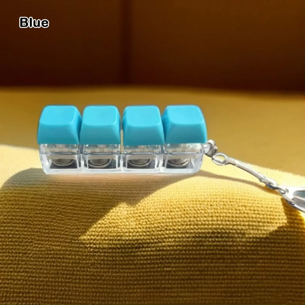 Entspannende 4/9 Tasten Finger Tastatur Tastenkappe Schlüssel Taste Dekompression Spielzeug Stress Relief Gadget Pinch Spielzeug Erwachsene