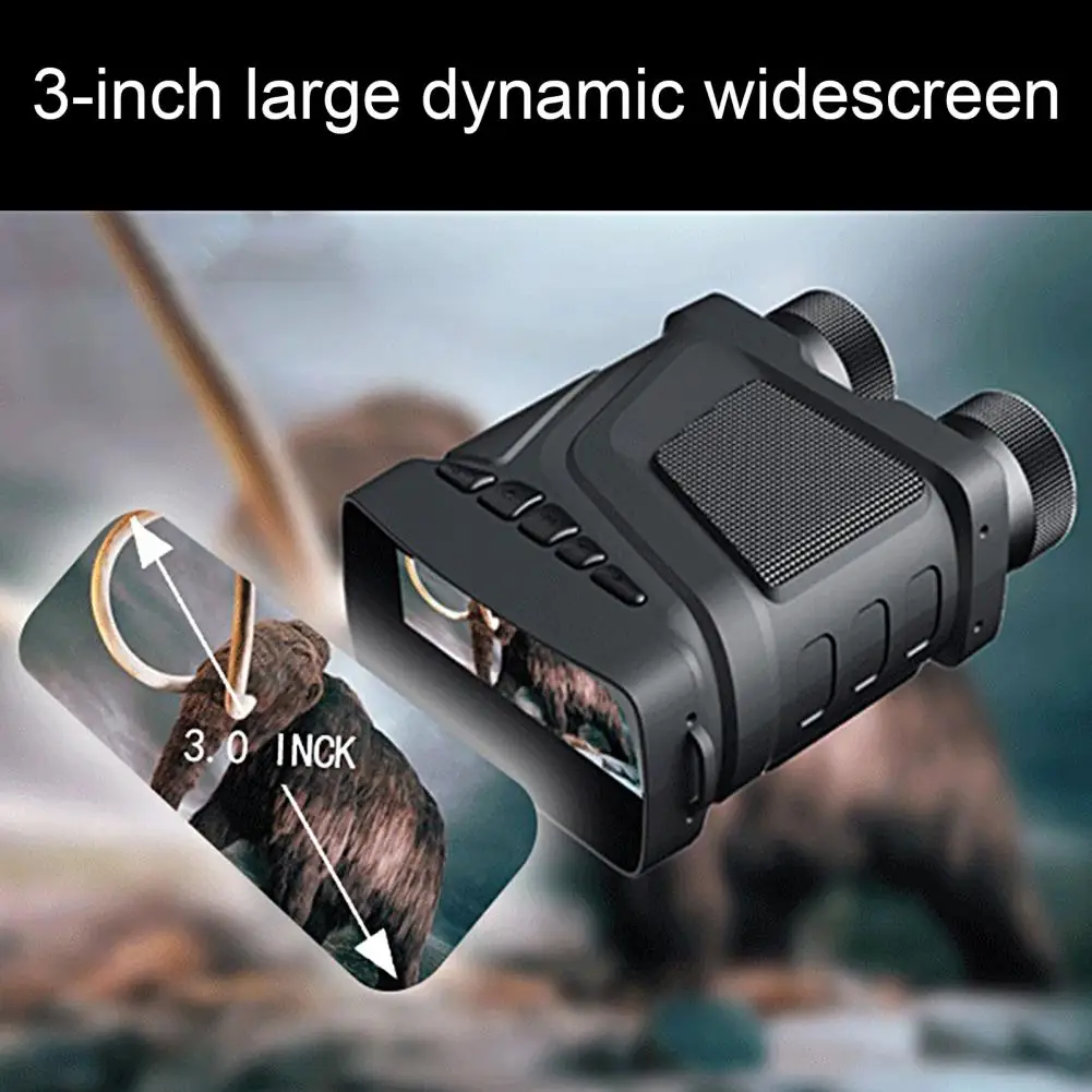 Night Vision Binoculars 5x Zoom Bird Watching HD-compatible Digital Infrared Night Telescope Photo Video Recording Telescope