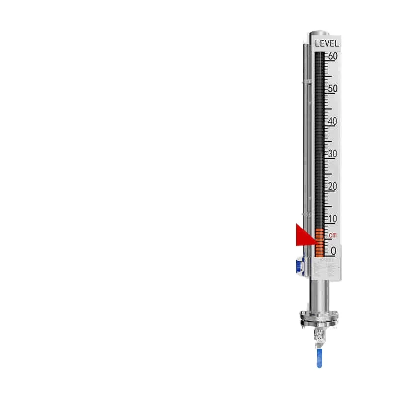 Magnetic flap level gauge pp magnetic float level gauge alarm switch 304 boiler water level gauge