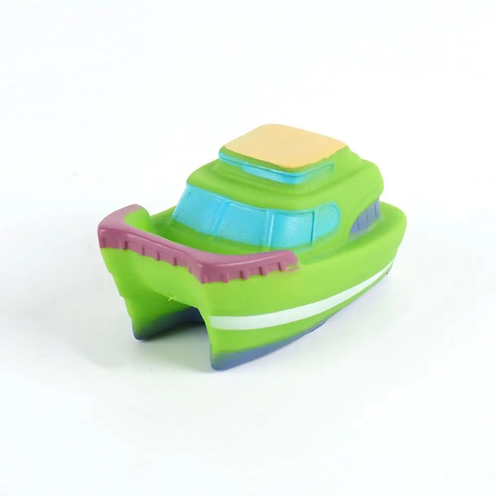 Children Boat Plane Baby Bath Water Spray Float Squeeze Swimming Water PVC Cartoon Bathing Water Play