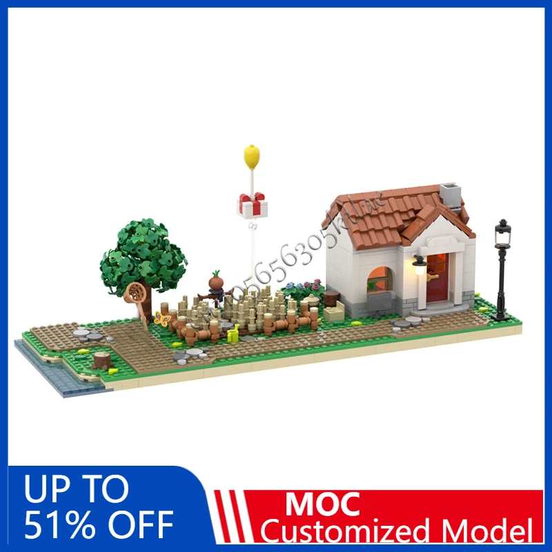 

1455 PCS City Engineering Poppy's Farm MOC Customize Modular Building Block Popular Kids Brick Design DIY Assembly Toy Gift