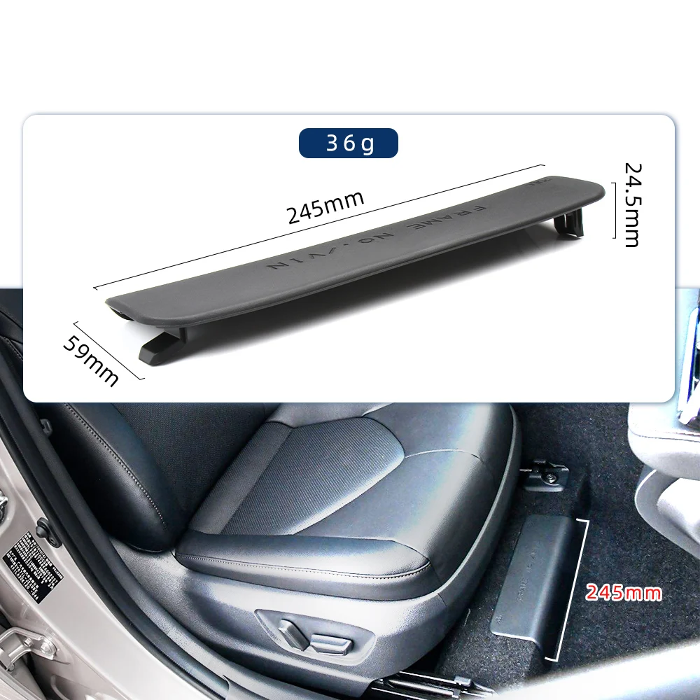 58569-33030-C0 Car Passenger Seat Vehicle Identify Number Panel Vehicle Frame VIN Number  Cover For Toyota Avalon Camry LEXUS ES