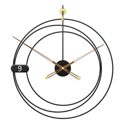 Luxury Silent Clocks Wall Home Decor Large Wall Clock Modern Design Watch Clock Mechanism Living Room Home Decoration Gift Ideas