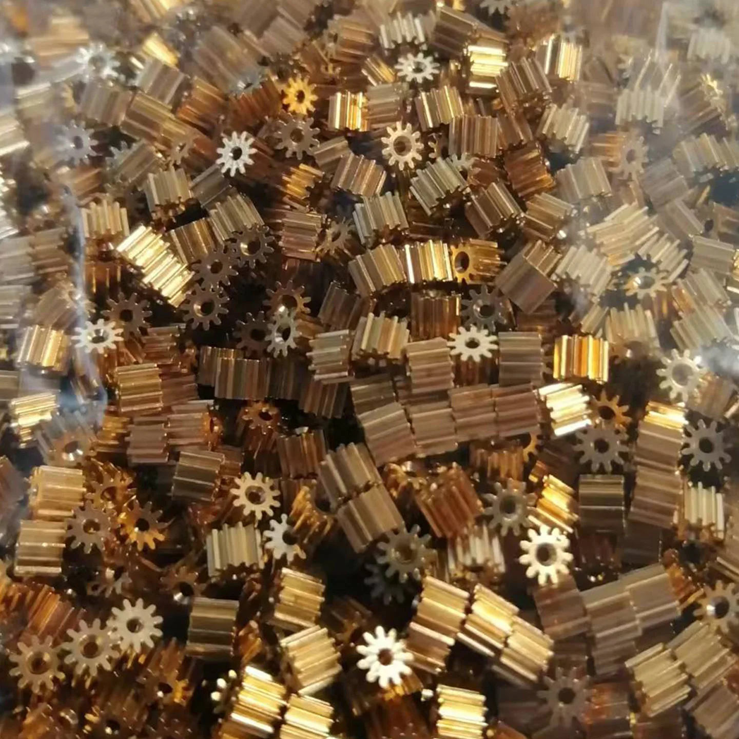5pcs 11 Teeth 1mm Hole Tight Fit Micro Small Gear DIY RC Model Accessories Spare Parts 0.3 Module Copper Gear