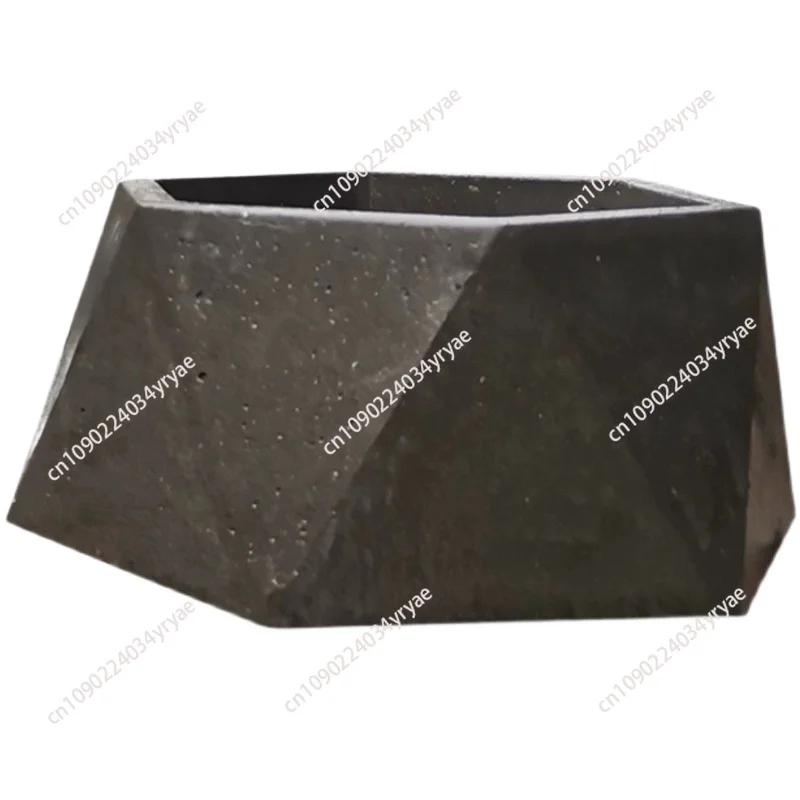 Polygonal Cement Flowerpot Mold, Square Succulent Plant Flower Box Model, Concrete Homemade Mini Decoration Ornament view 2