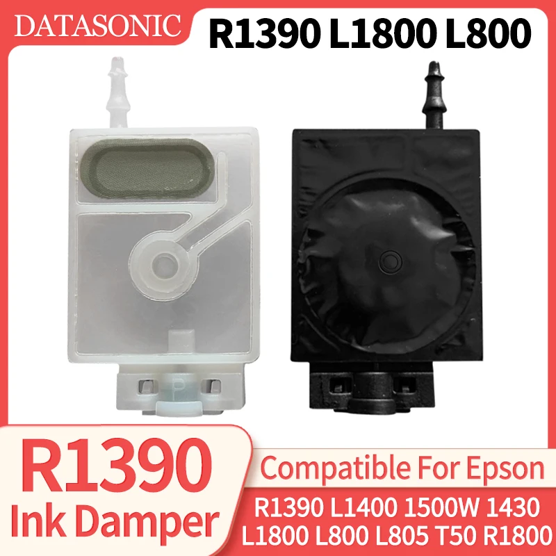 10pcs~200pcs 1390 Ink Damper DTF Ink UV Printer Compatible for Epson L800 L1800 L805 T50 R1800 R1390 L1400 1500W 1430 Printer