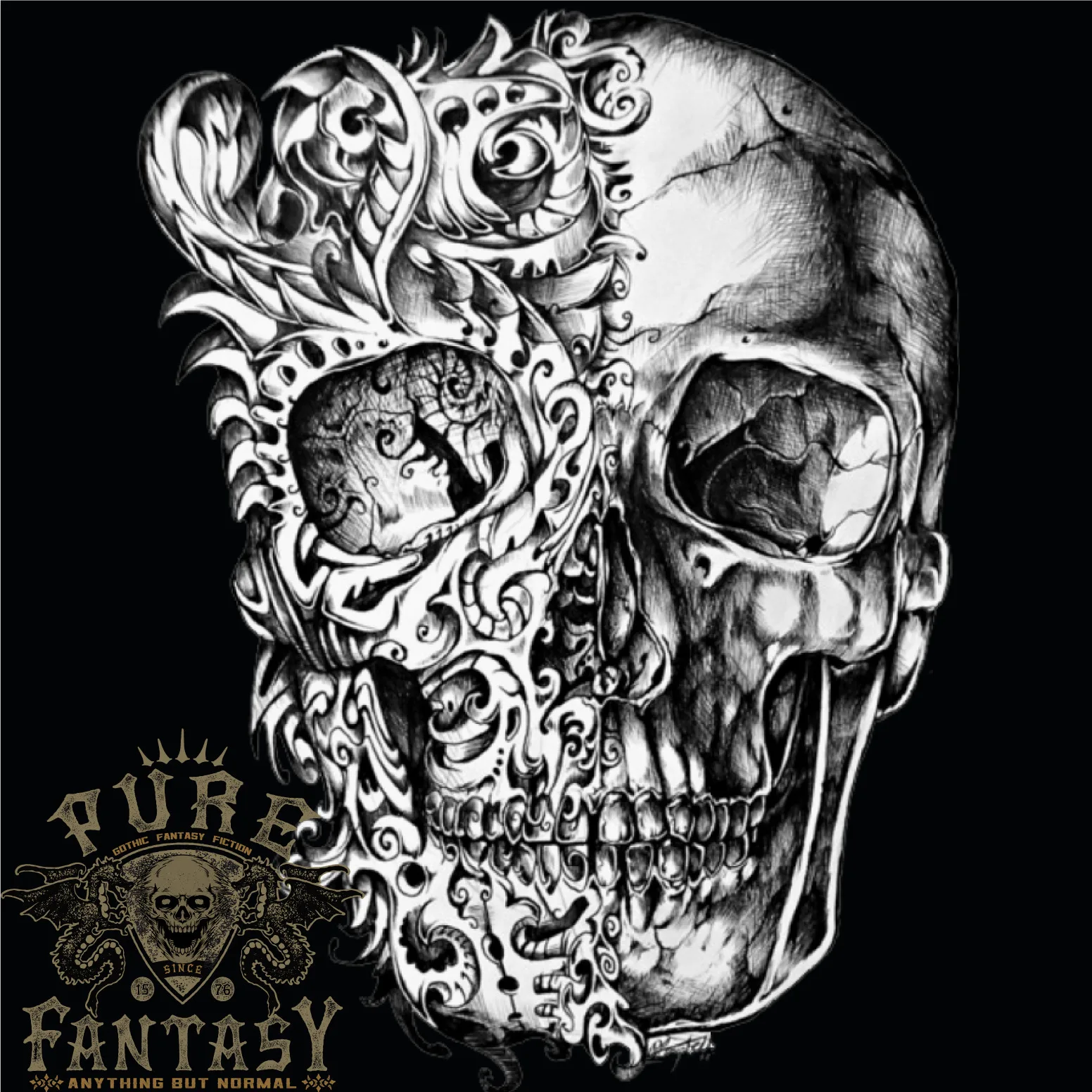 

Odd Skull Mens T-Shirt 100% Cotton