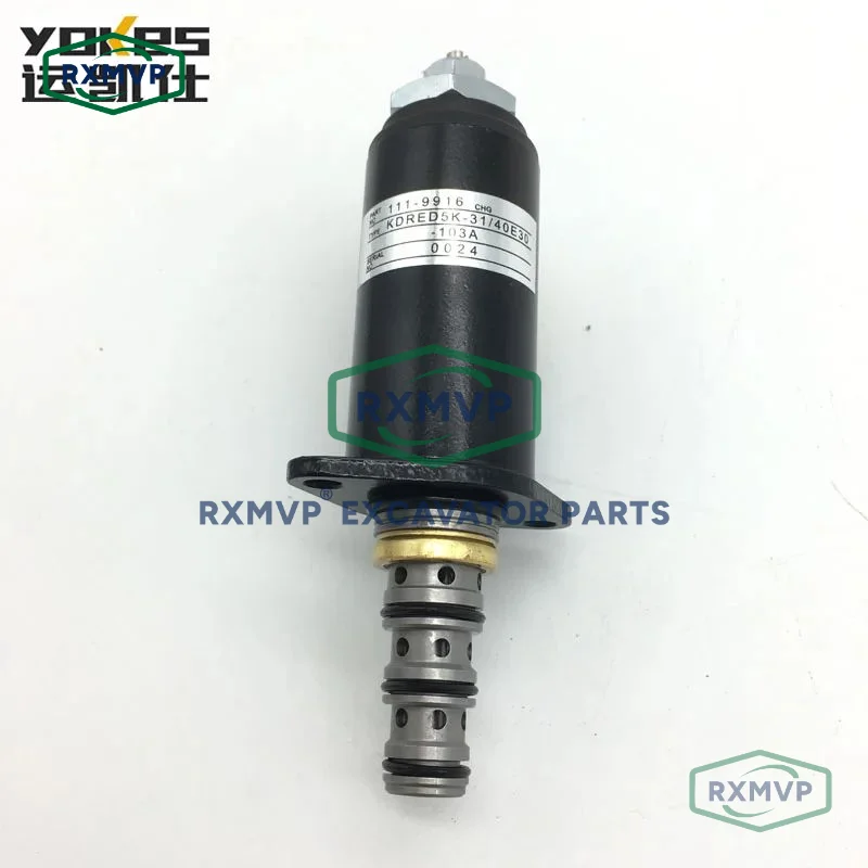 Excavator parts E320B E320C E320D E325B solenoid valve 111-9916 KDRED5K-31/40E30-103A  for CATERPILLAR