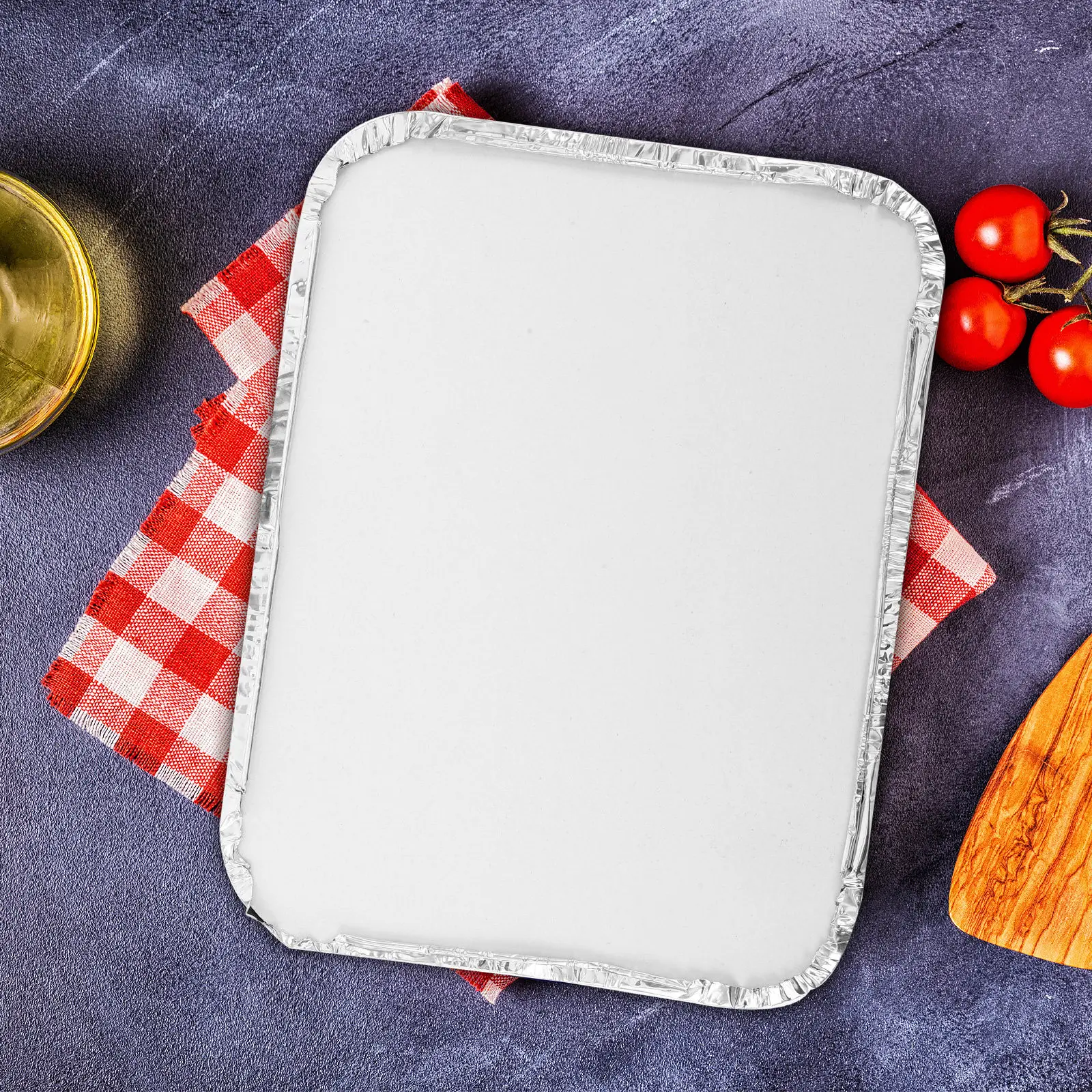 Meal Prep Restaurant - 20개입 뚜껑 있는 알루미늄 호일 음식