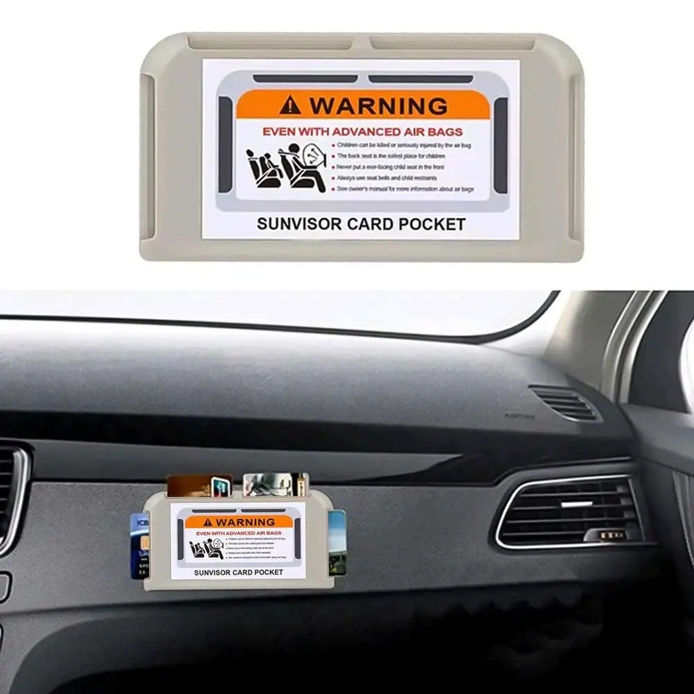 

1Pc Universal ABS Car Temporary Parking Card Holder Sun Visor Organizer for Stowing Tidying Universal Car Interior Accessories