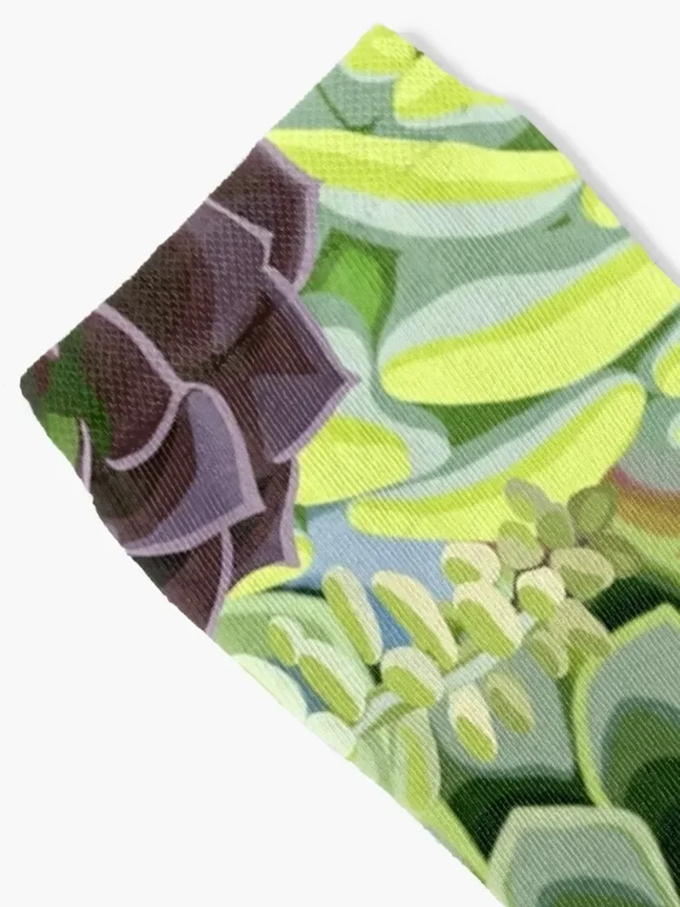 Succulent Garden Socks new year hip hop Socks Women Men's