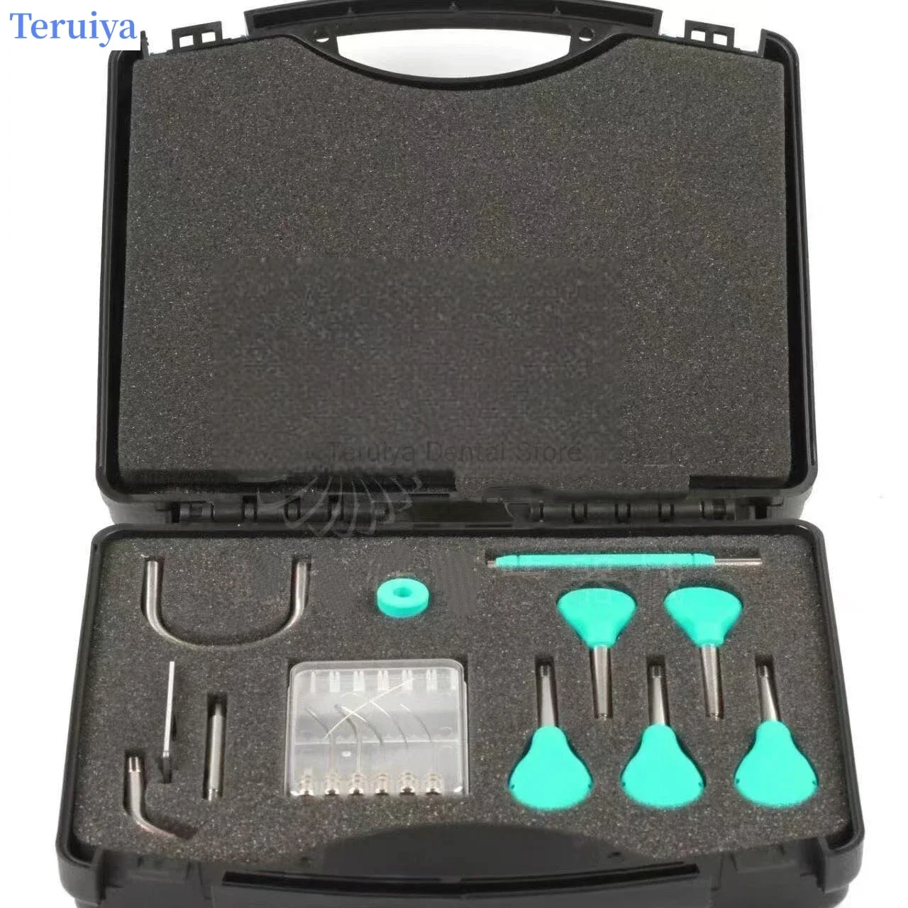 Premium Rhodium-Plated Dental Saliva Ejector Mouth Mirror | Dentist Assistant Essential Tool