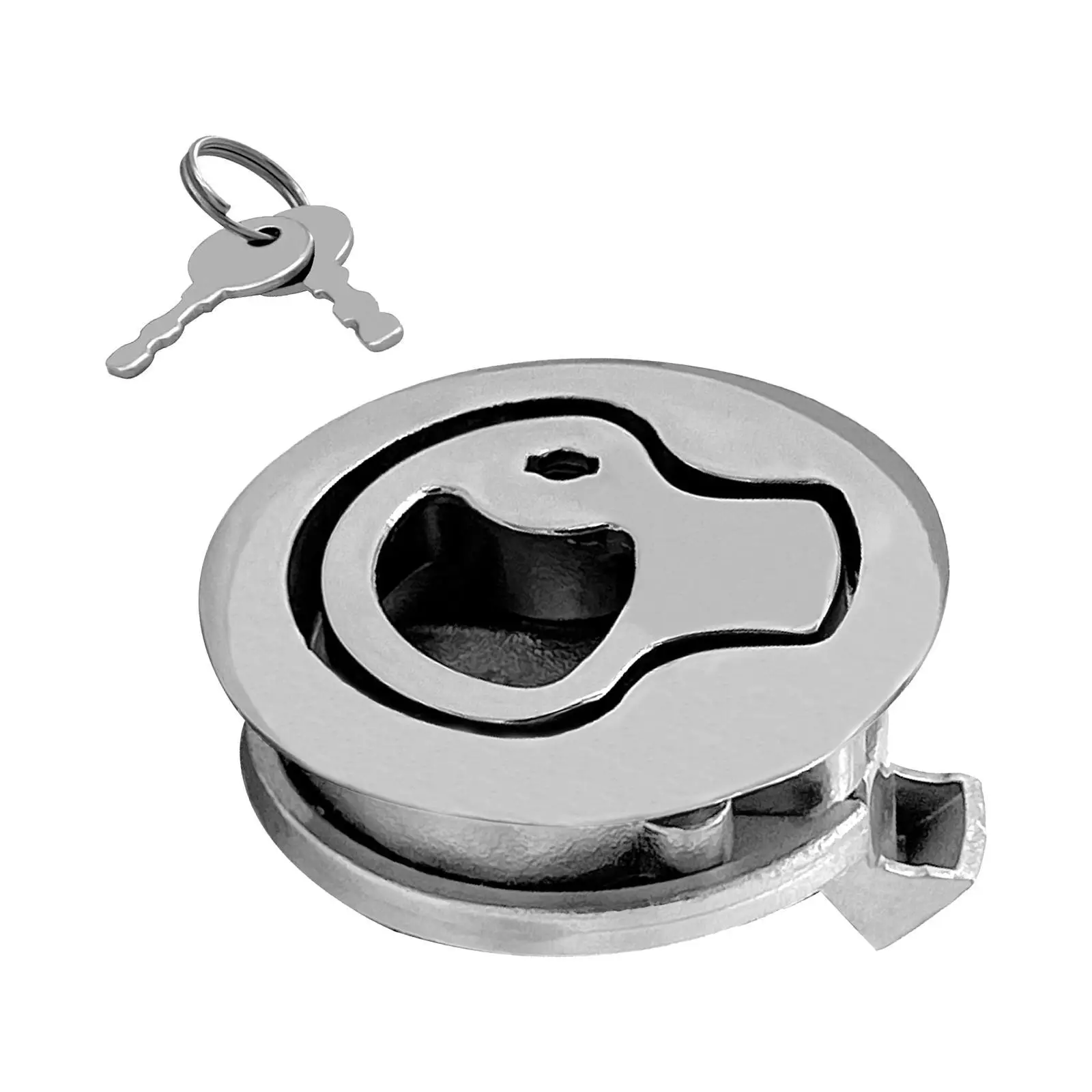 Marine Round Lock with Key Multipurpose Floor Lock for Car Trailer Yachts