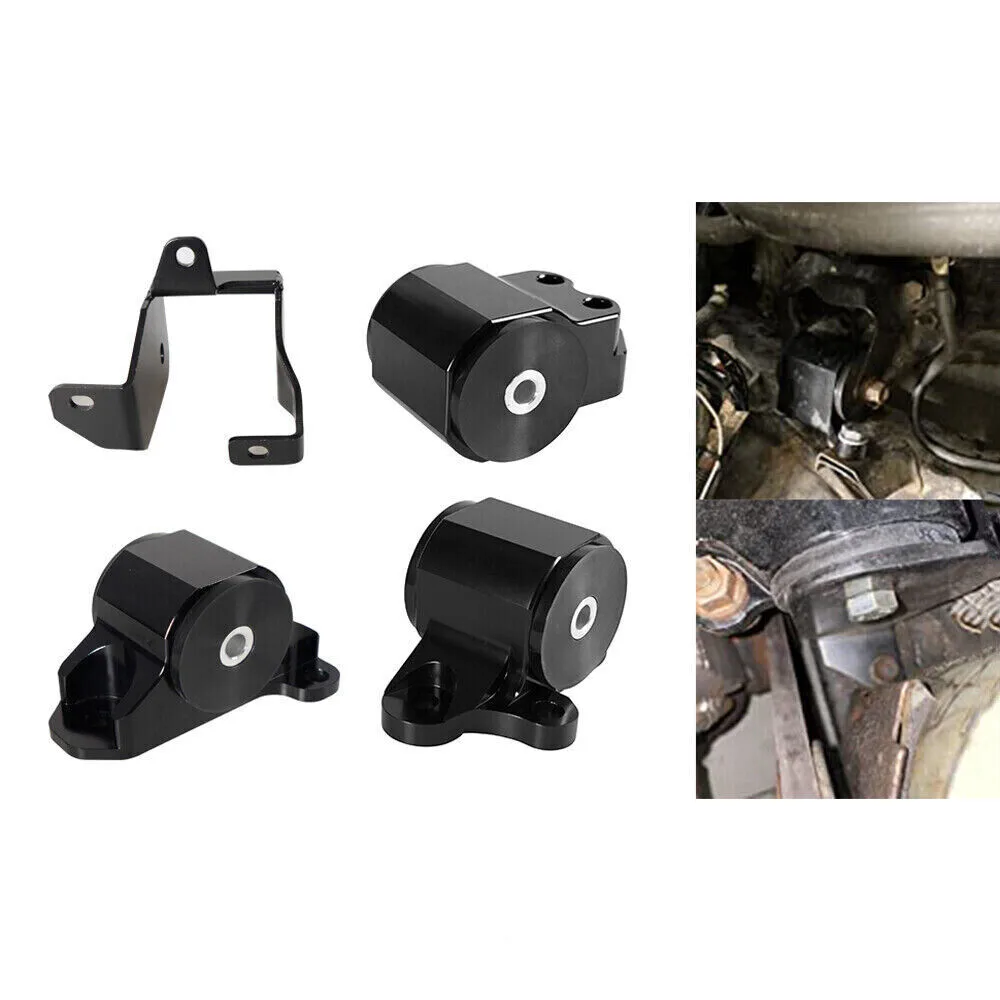 Swap Engine Motor Mount 3Bolt Kit +Torque Mount Kits for 1996-2000 Civic EK B-Series for 1998 Honda Civic HX Coupe 2-Door 1.6L 1