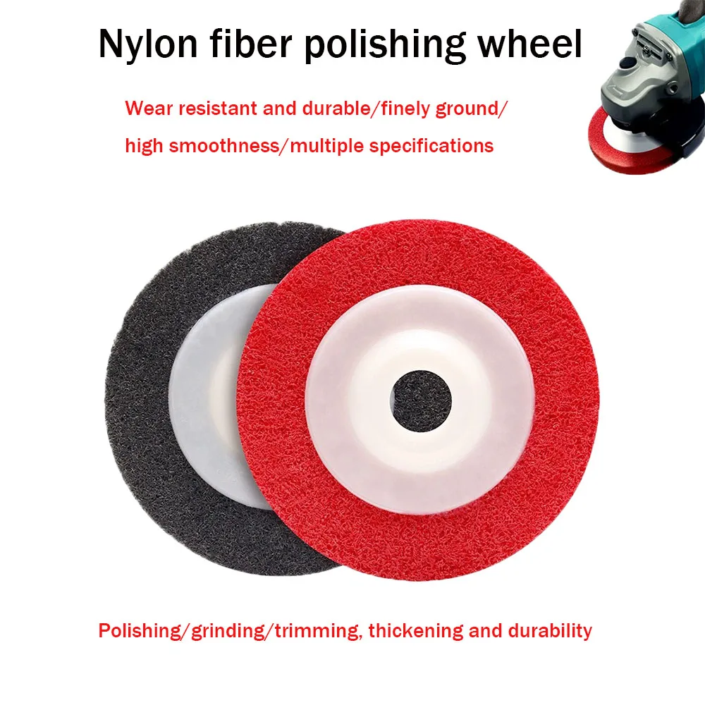 10 шт., 100 мм, шлифовальный диск из нейлонового волокна, угловая шлифовальная машина, нетканый шлифовальный диск для металлов, изделий из дерева, полировка, проверка 10 шт., 100 мм, шлифовальный диск из нейлонового волокна, угловая шлифовальная машина, нетканый шлифовальный диск для металлов, изделий из дерева, полировка, проверка