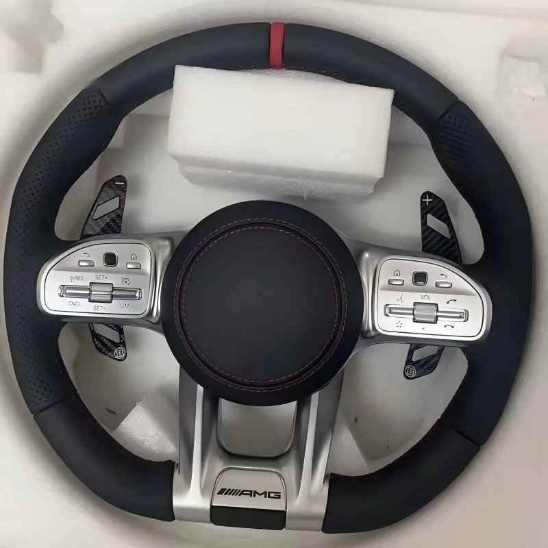 All Black Leather Sport for Style Car Steering Wheel