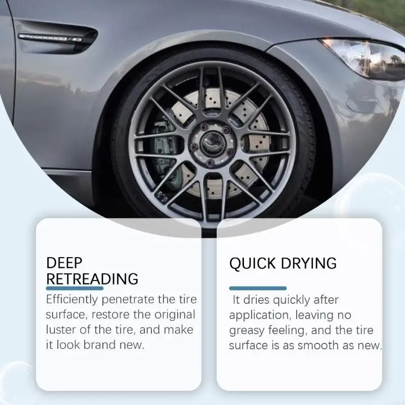 2025 New Fast Acting Wheel Tire Formula Effortlessly Remove Grime Brake Dust Safe