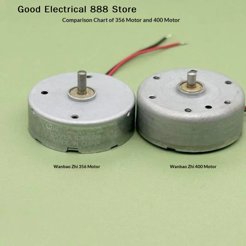 【GE】1Pcs DC 3V~6V 5.9V 8900RPM Micro 24mm Round Motor RF-356CA-10250 Thin Motor For DIY Toy Fan Hobby Car AV CD Audio Player