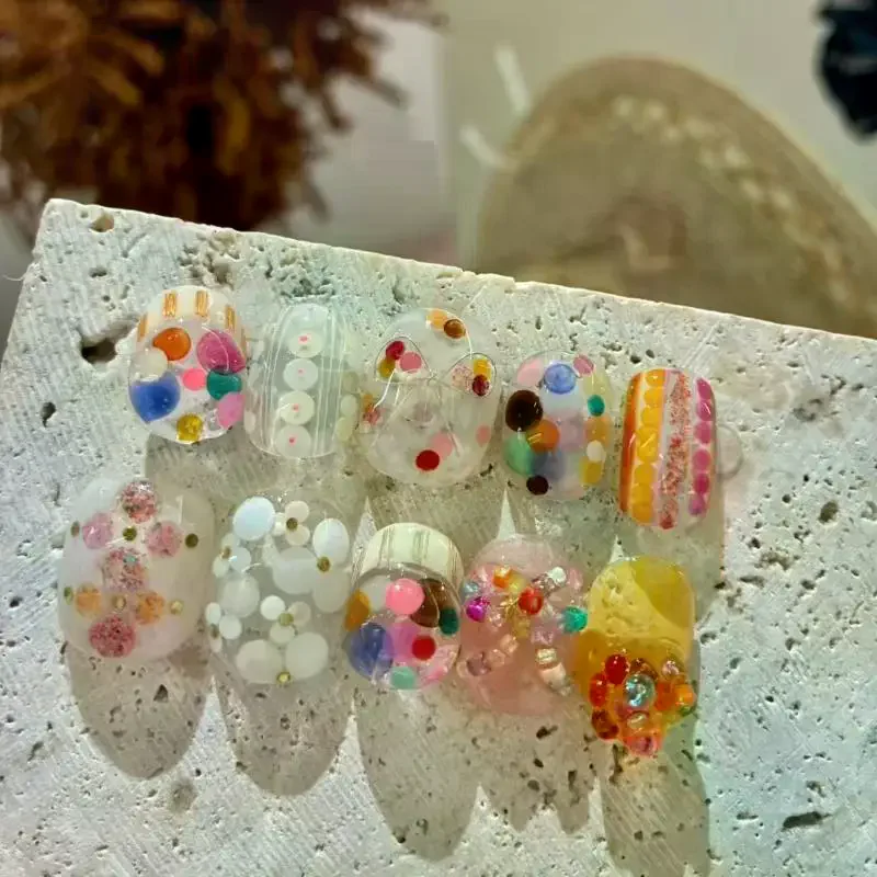DIY Nail Glitter Silicone Nail Art Carving Mold Nail Art Decoration Transparent Template Design For Creative Manicure Charms